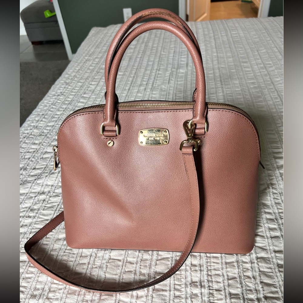 Michael Kors Blush Leather Satchel